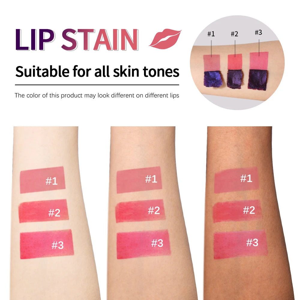 Peel Off Lip Stain Reveal Long Lasting Waterproof Pink Lip