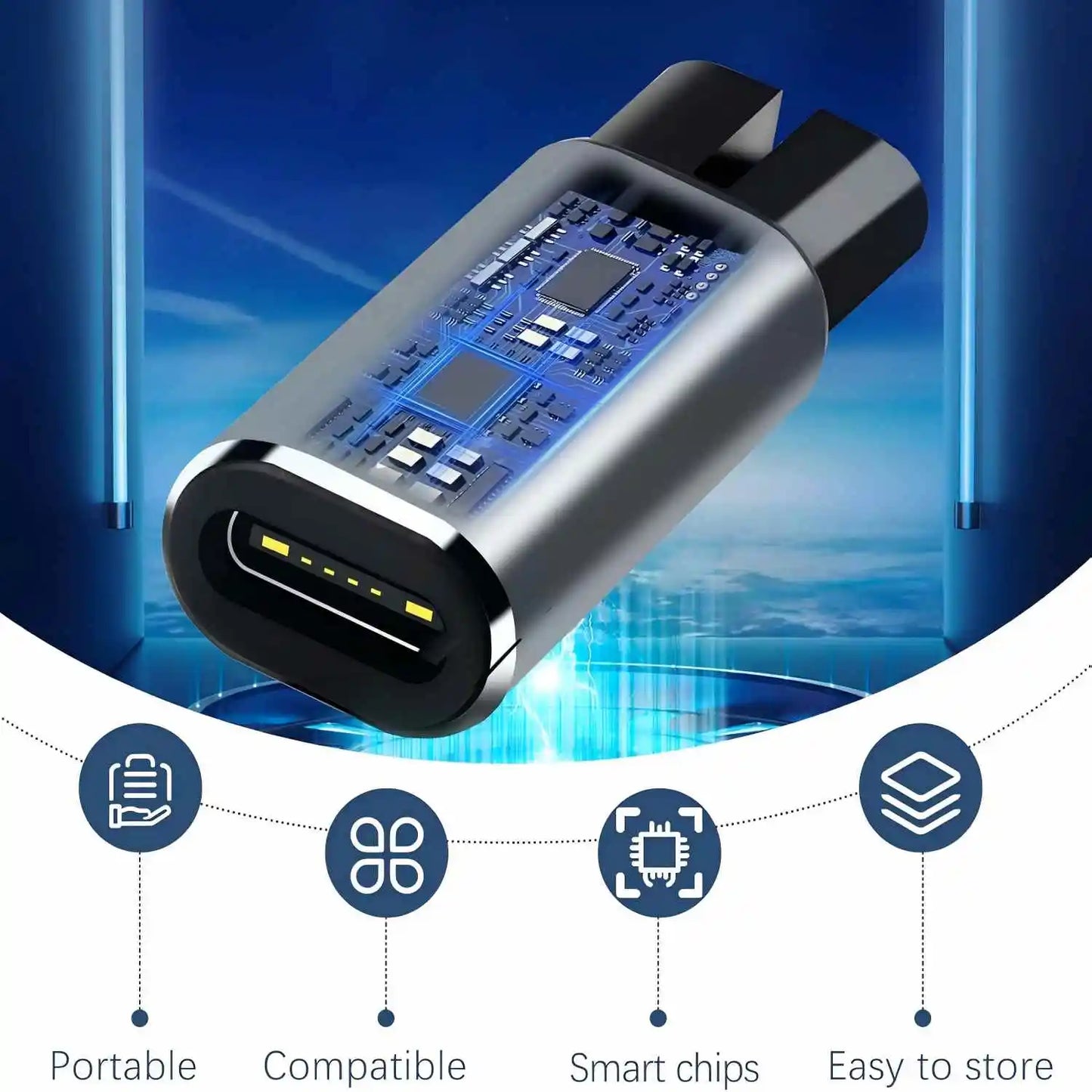 5V Type-C Shaver Adapter Charger Converter