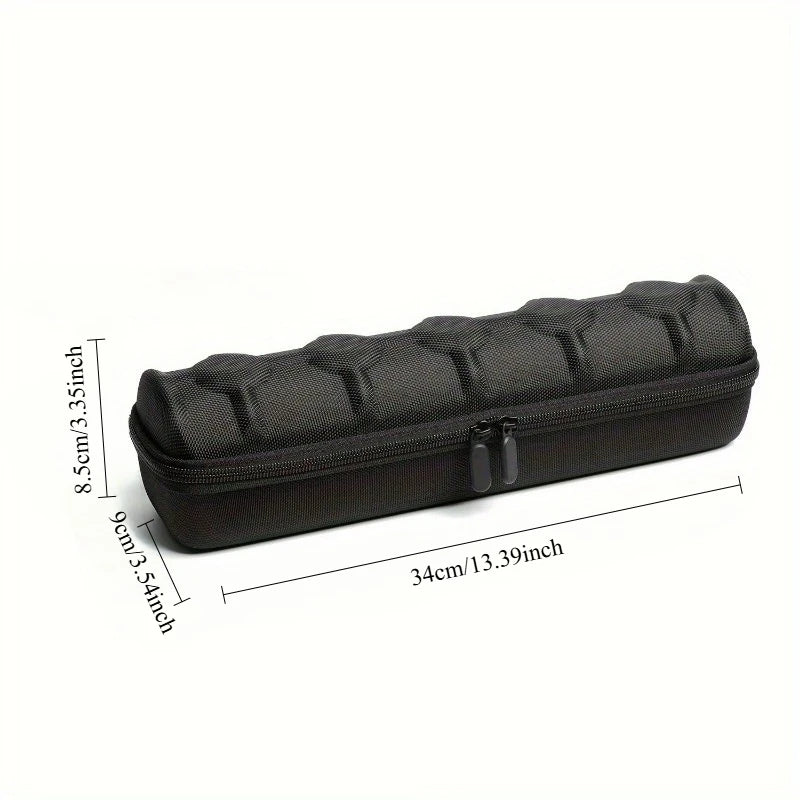 5-Slot Watch Case | Hard Shell Travel Organizer with Pillow Insert