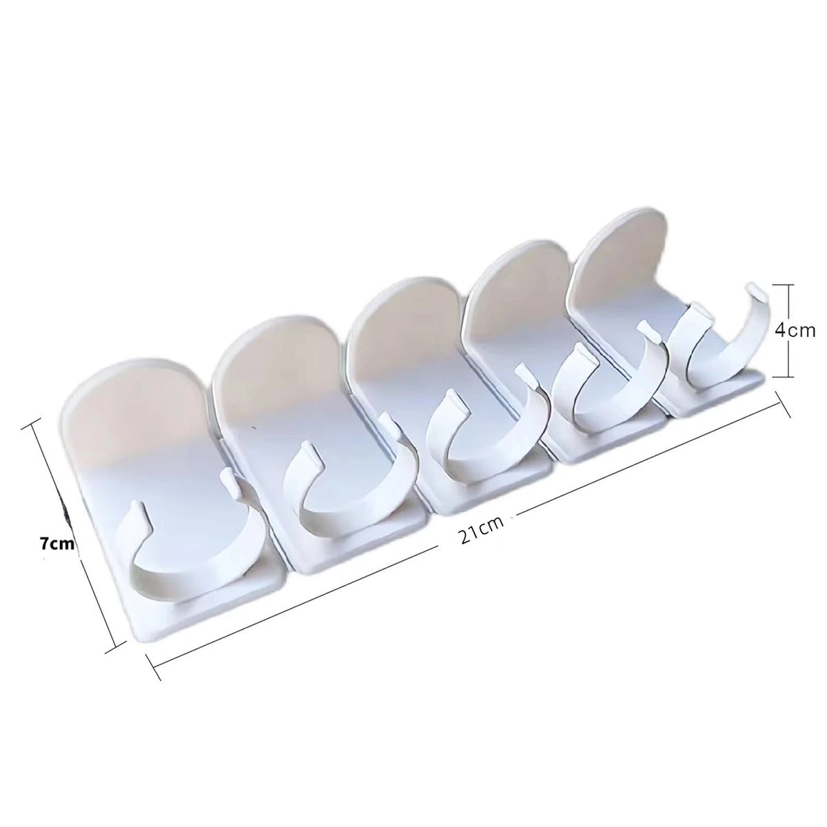 Wall Mounted Spice Bottle Storage Rack Kitchen Seasoning Holder Adhesive Plastic Clip Cabinet Door Spice Jar/Cosmetic Dispenser
