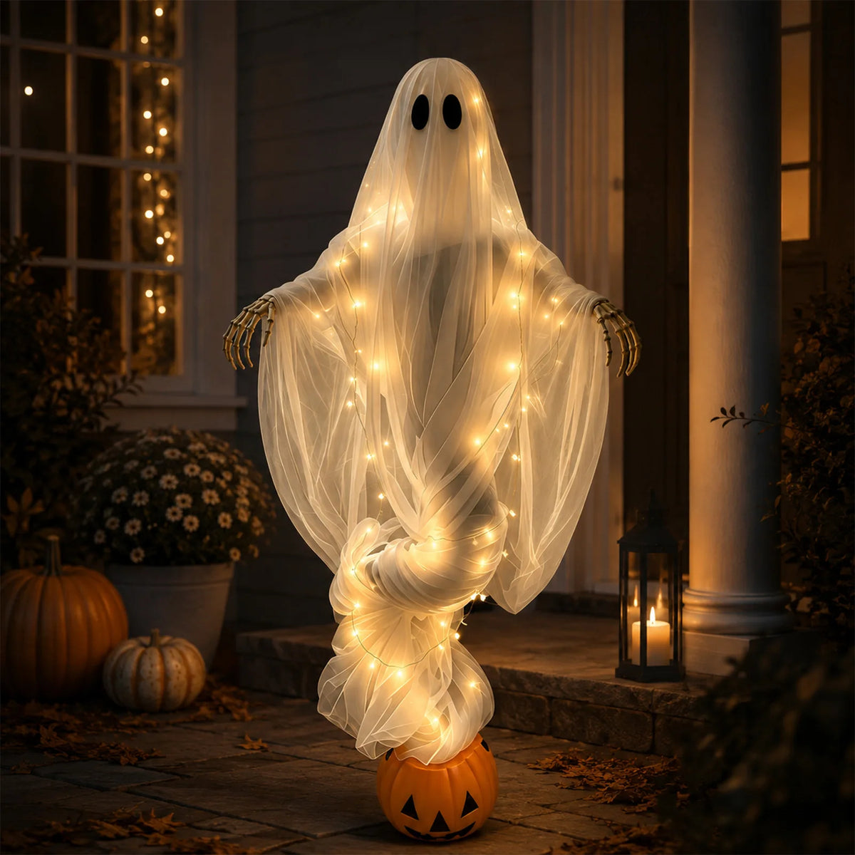 Halloween Ghost Garden Ornaments Haunted House Decoration Props