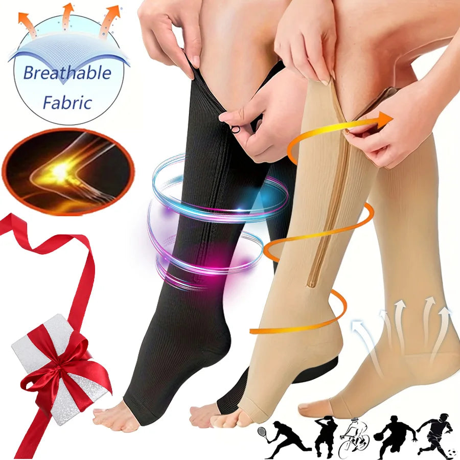 20–30mmHg Knee-High Compression Socks