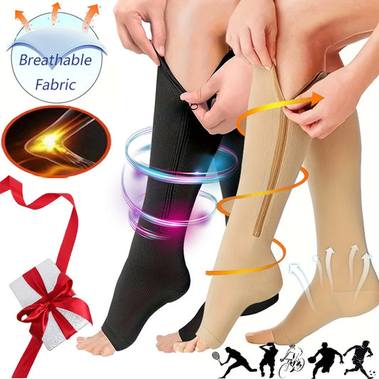 20–30mmHg Knee-High Compression Socks