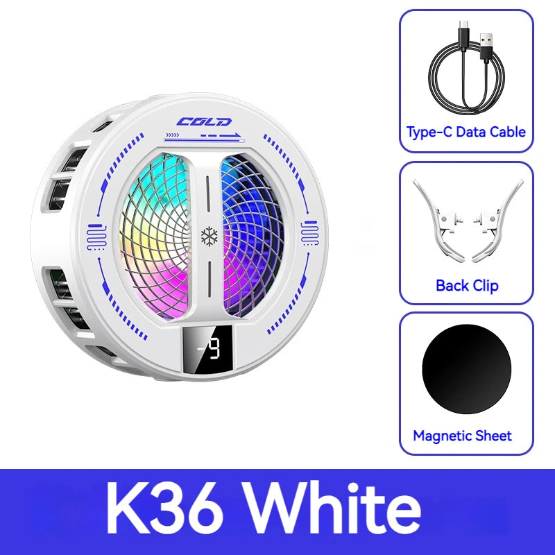 2IN1 Universal Portable Magnetic Clip Semiconductor Phone Cooler