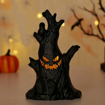 Halloween Decoration Ghost Tree Led Night Glow Ghost Lantern Ghost