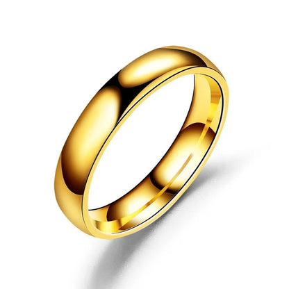 Prevent Allergy High Polished  Stainless Steel Couple Finger Jewelry Gifts