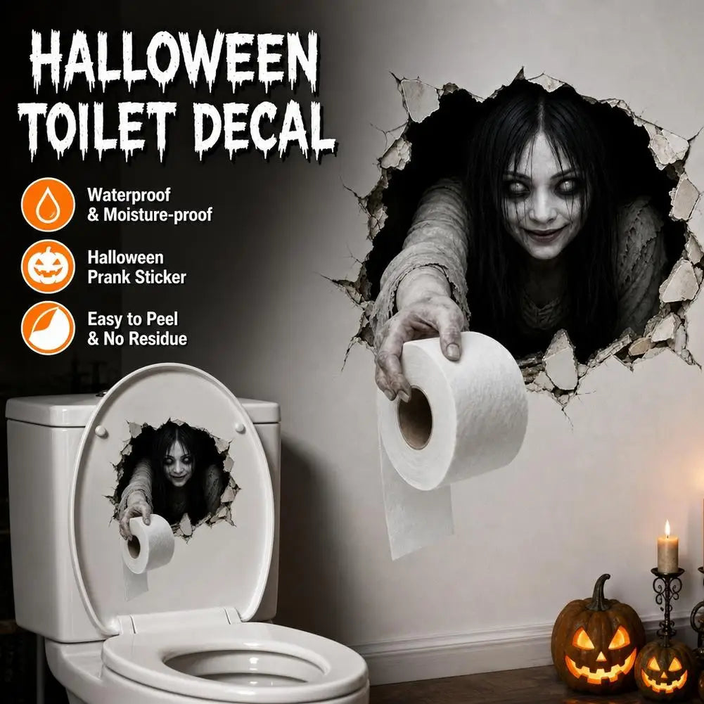 Halloween Wall Stickers Scary Ghost Interior Decoration