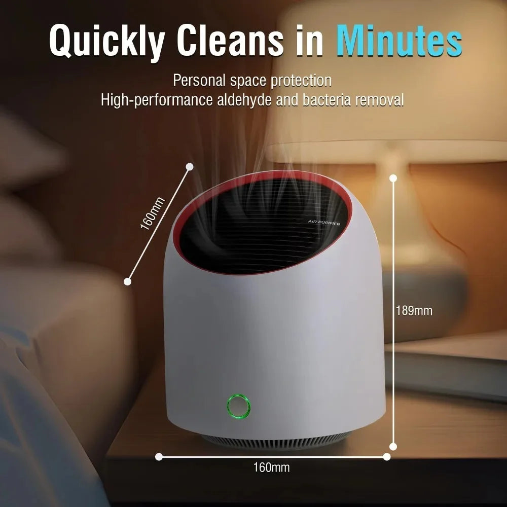 Air Purifier-Portable and Quiet Small Air Purifier for Home