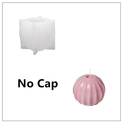 Nicole Christmas Bauble Candle Silicone Mold DIY Scented Candle Making Mould Xmas Gifts Tools