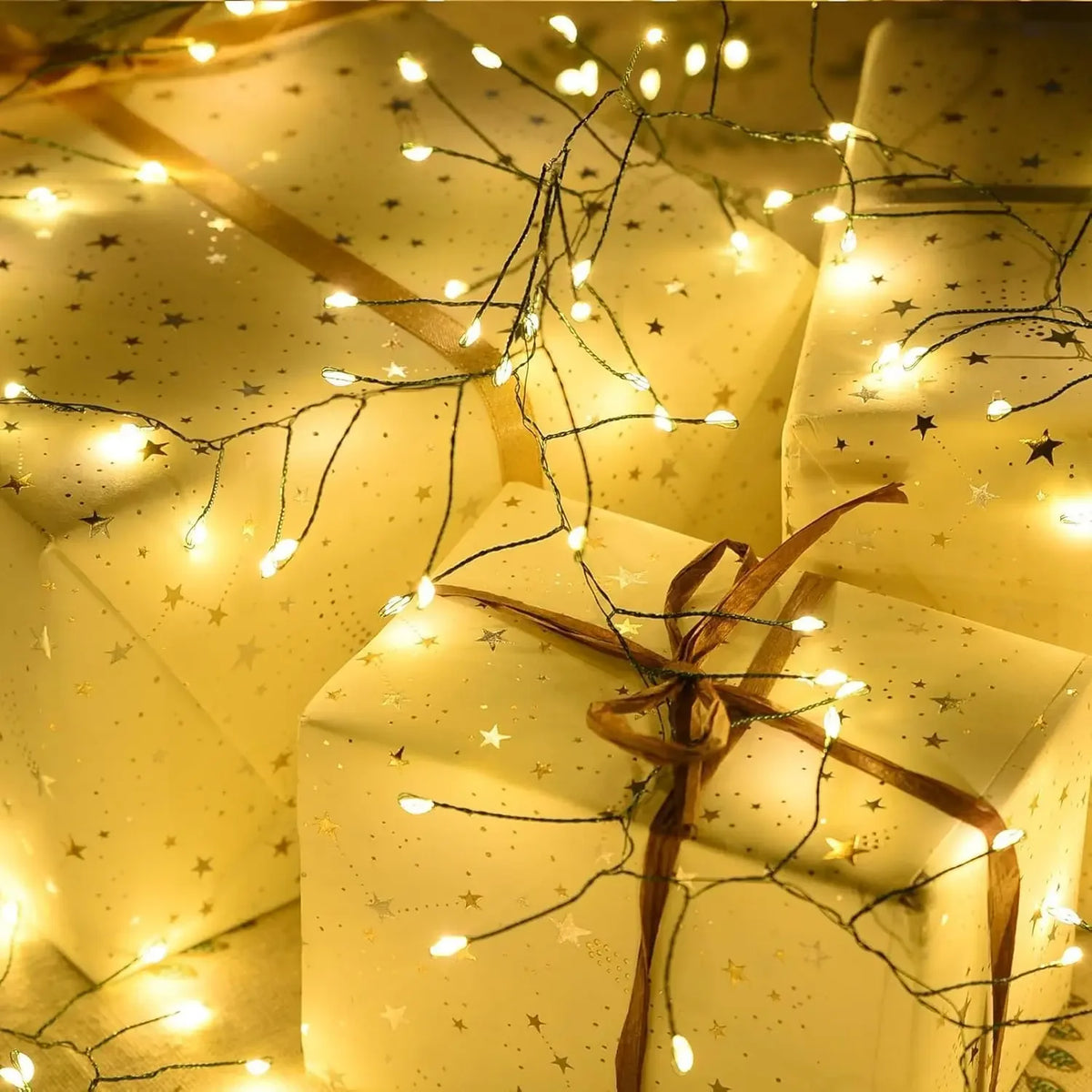 LED Firecracker String Lights EU/US DC Power Remote Control Halloween Garland Fairy Light for Christmas Decoration