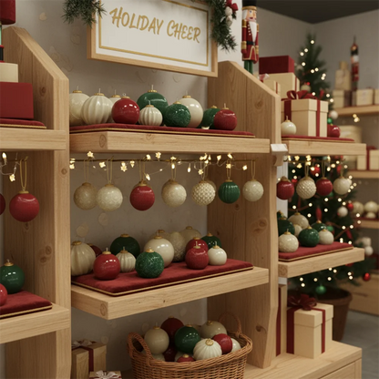 Nicole Christmas Bauble Candle Silicone Mold DIY Scented Candle Making Mould Xmas Gifts Tools