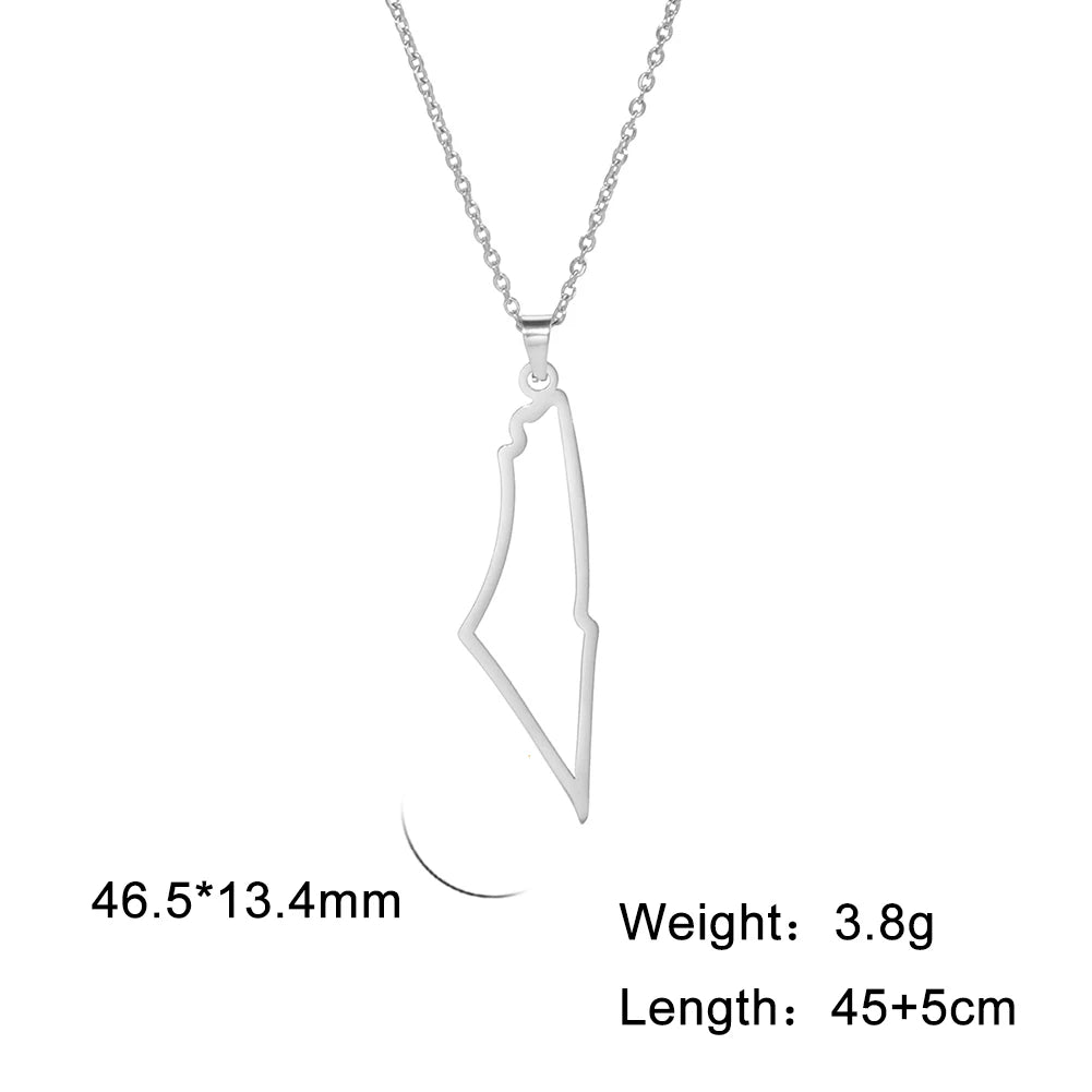 Jewish Stainless Steel Necklace for Men & Women, Ethnic National Jewelry
