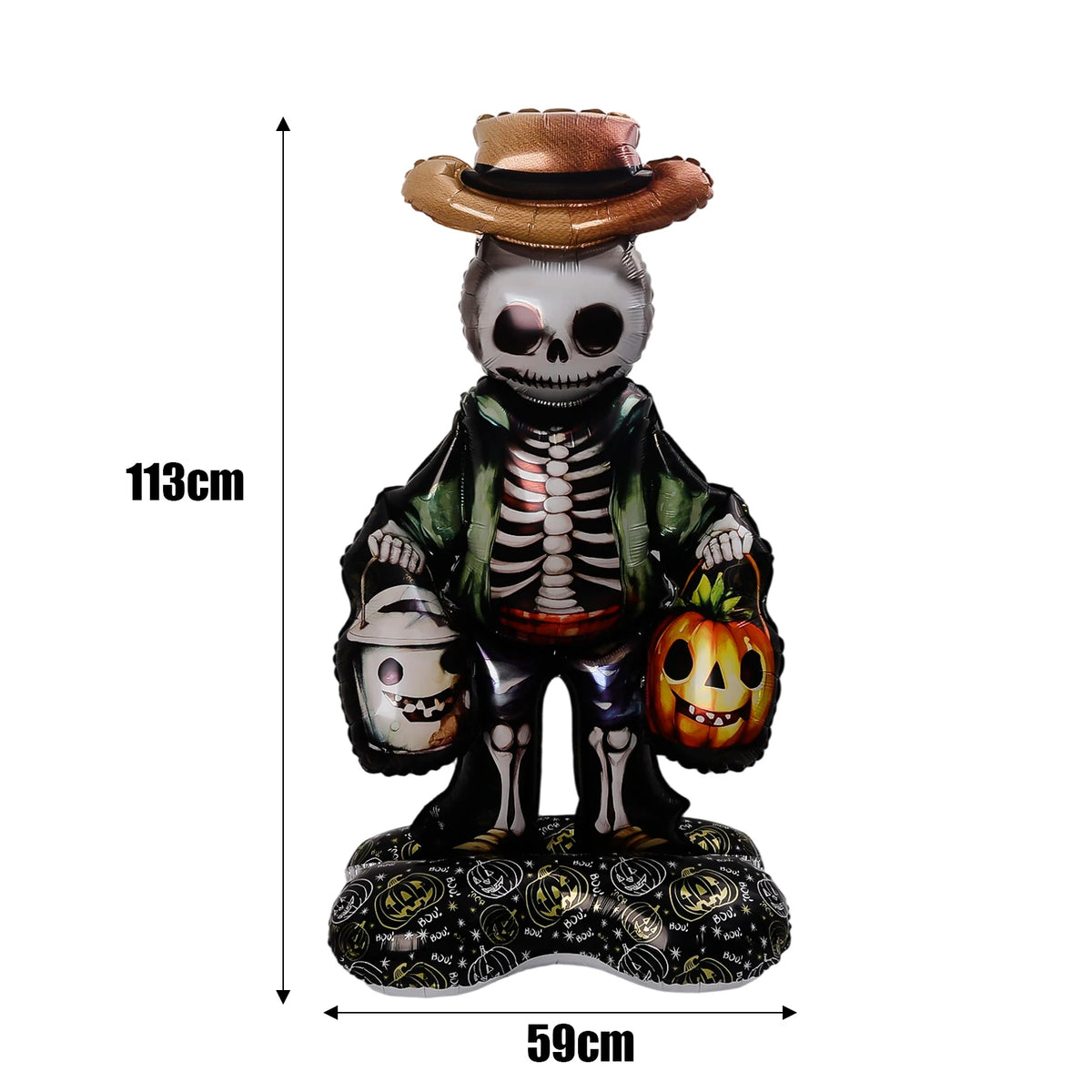 Halloween Balloon Giant Ghost Pumpkin Skull Castle Aluminum Film Standing Balloon