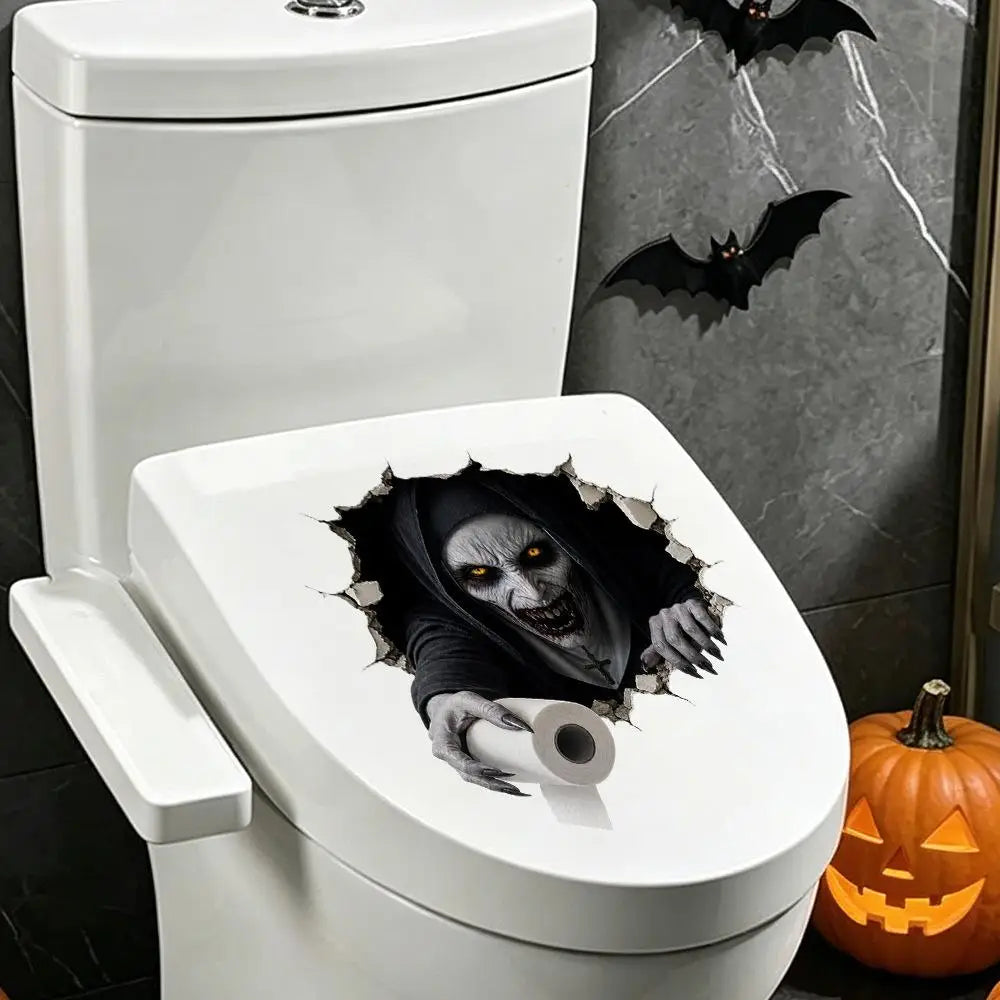 Halloween Wall Stickers Scary Ghost Interior Decoration