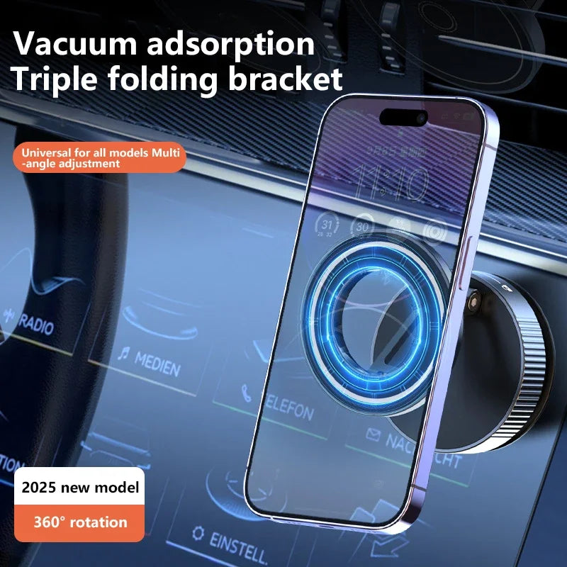 Foldable Design 360° Adjustable Vacuum Car Mount