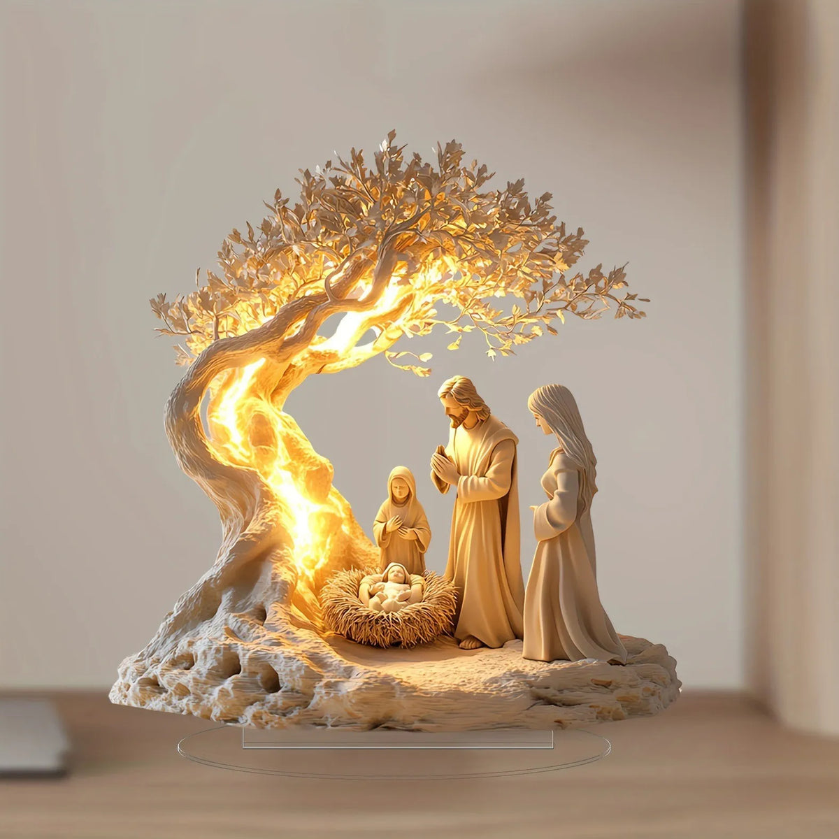 Nativity Desktop Decoration Statue Home Decoration Office Decora Art