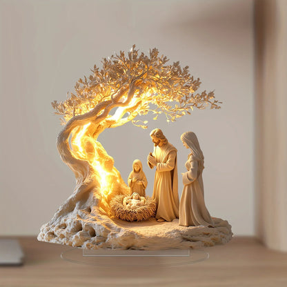 Nativity Desktop Decoration Statue Home Decoration Office Decora Art