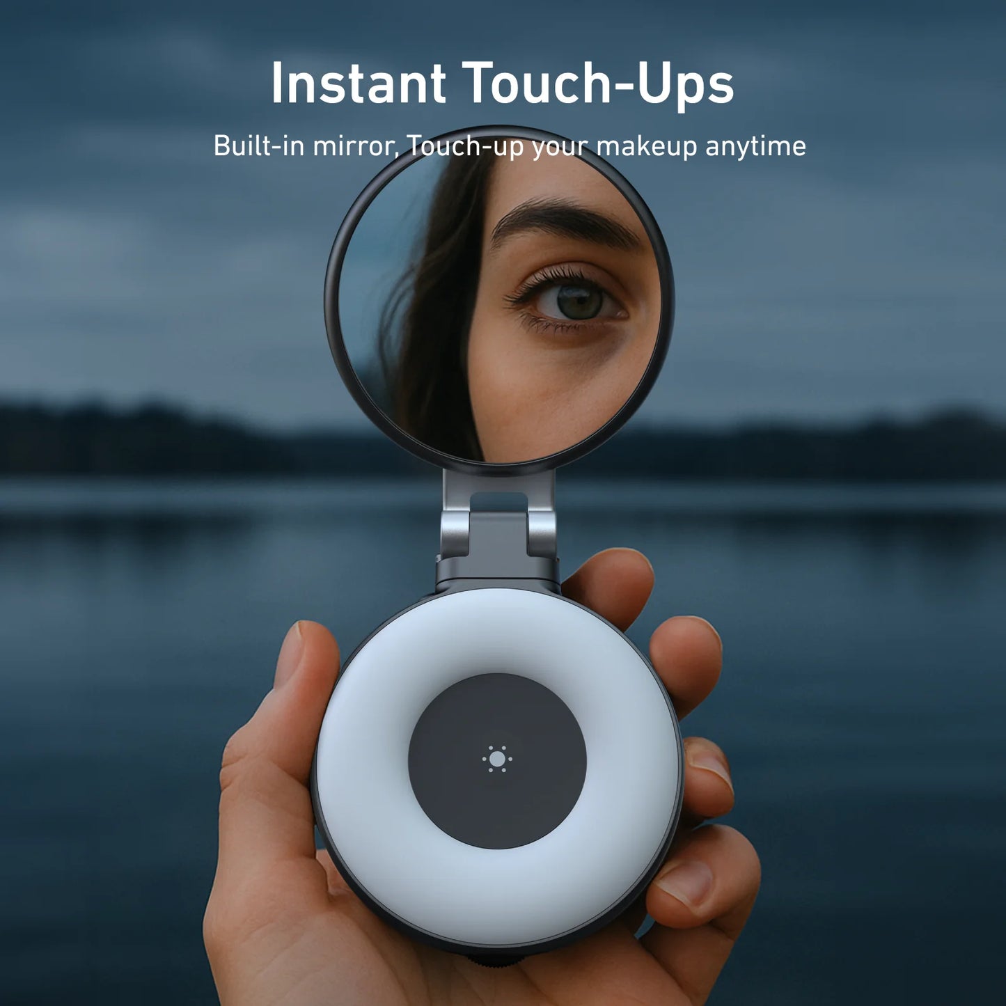 Smartphone Magnetic Fill Light Mini Selfie Light 3 Modes Adjustable Brightness