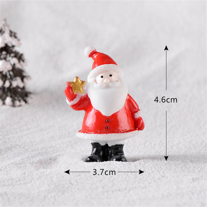 Christmas Resin Elk Santa Claus Ornaments Merry Christmas Decoration