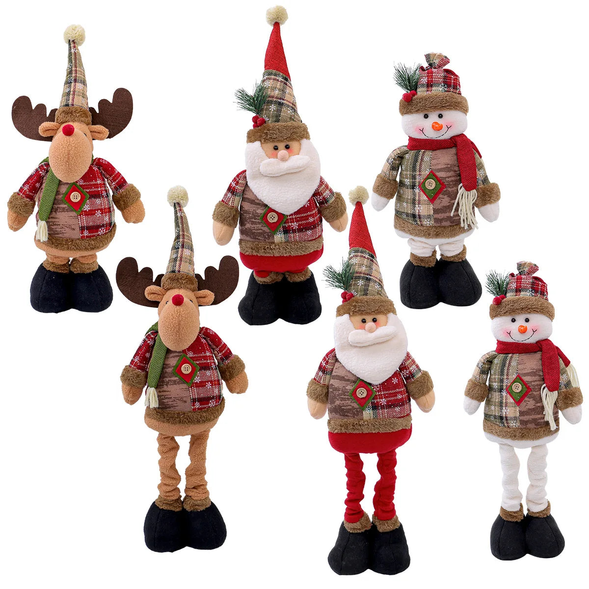 Telescopic Christmas Doll Merry Christmas Decorations