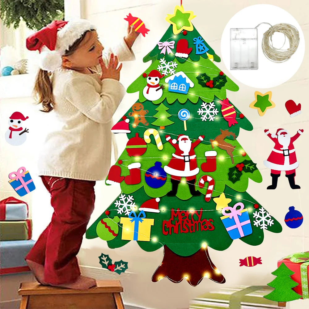 DIY Felt Christmas Tree Christmas Decoration for Christmas Ornaments