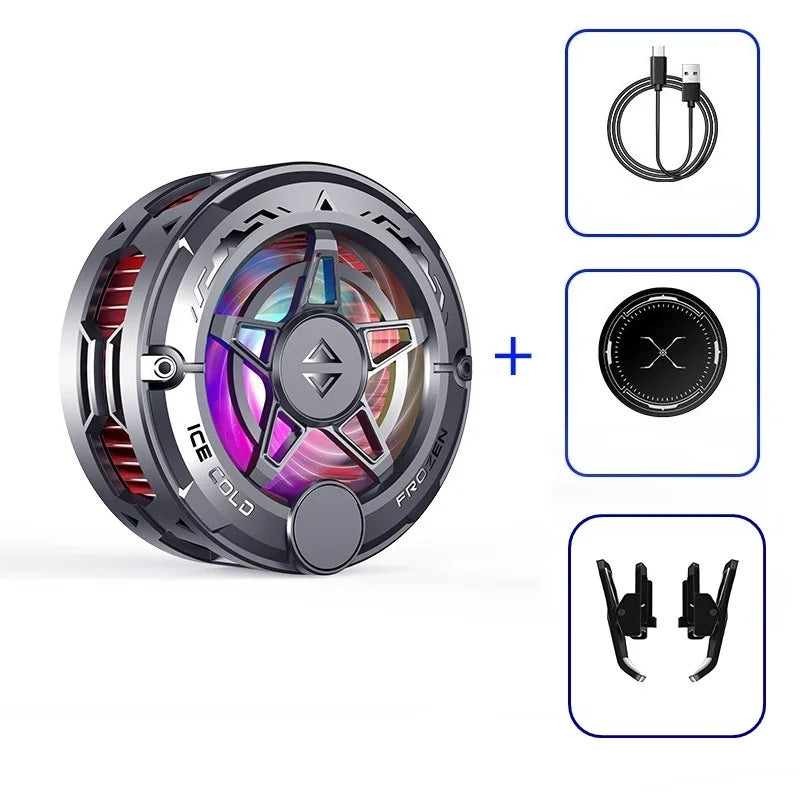 2IN1 Universal Portable Magnetic Clip Semiconductor Phone Cooler