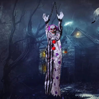 Halloween Decorations Electric Voice-activated Hanging Ghost