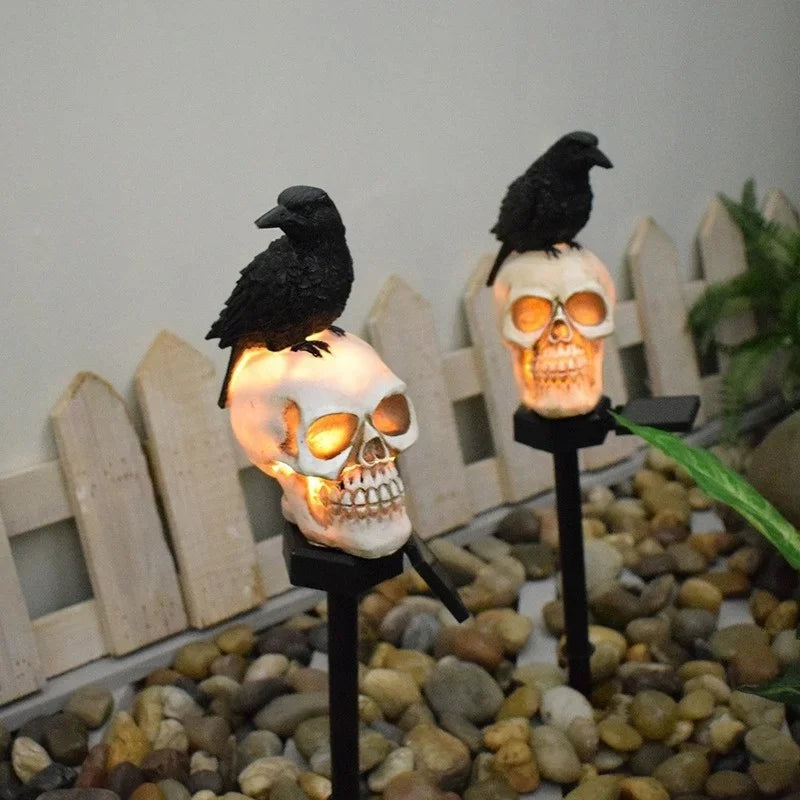 Halloween Outdoor Light Skeleton Ghost Horror Grimace Party Decor