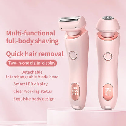 2 In 1 Women Electric Shaver Lady Razor