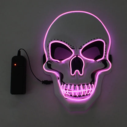 Halloween Horror Skull Mask LED Cold Light Mask LED Halloween Mask Cosplay Mask