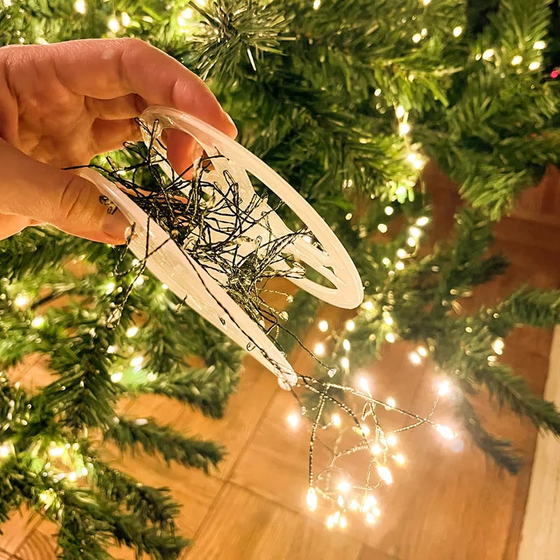 LED Firecracker String Lights EU/US DC Power Remote Control Halloween Garland Fairy Light for Christmas Decoration