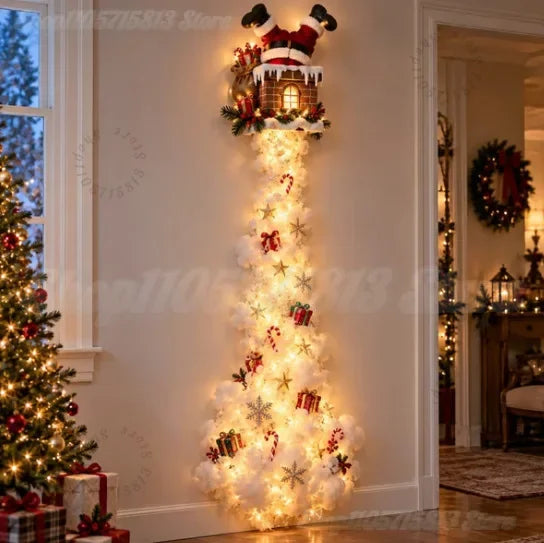 Christmas Magic Trail Wall Light-LED Glowing Christmas Scene Wall Decoration