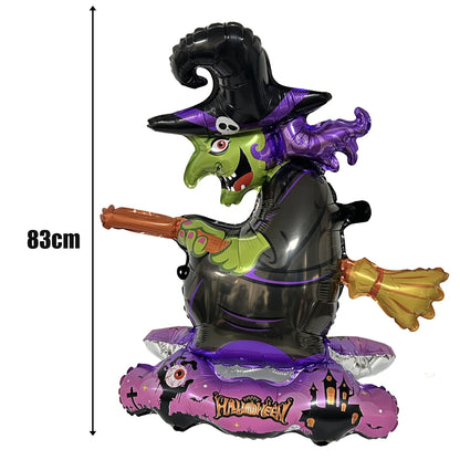 Halloween Balloon Giant Ghost Pumpkin Skull Castle Aluminum Film Standing Balloon