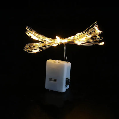 10pcs Fairy Lights String Button Battery Light Christmas Home Decor