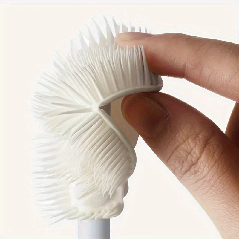 Foldable 360-degree comprehensive cleaning silicone brush