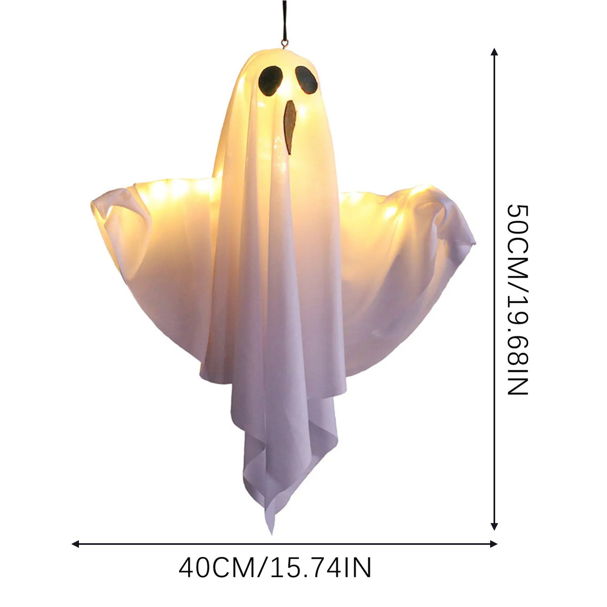 Halloween Ghost Hanging Decorations Halloween Hanging Light Up White Flying Ghosts