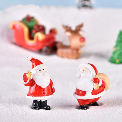 Christmas Resin Elk Santa Claus Ornaments Merry Christmas Decoration