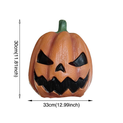 Halloween Evil Pumpkin Head Latex Mask Full Head Costume Mask