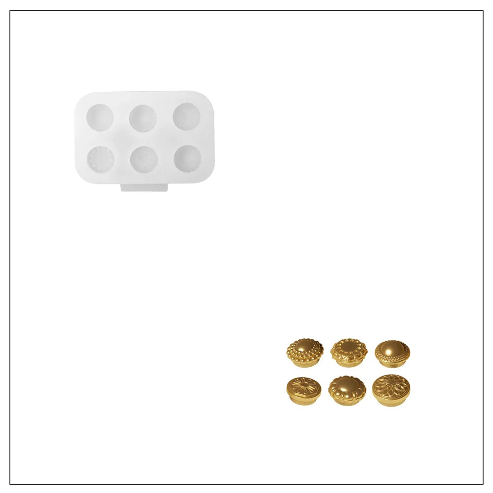 Nicole Christmas Bauble Candle Silicone Mold DIY Scented Candle Making Mould Xmas Gifts Tools
