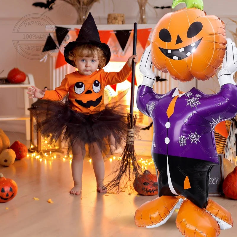Halloween Balloon Giant Ghost Pumpkin Skull Castle Aluminum Film Standing Balloon