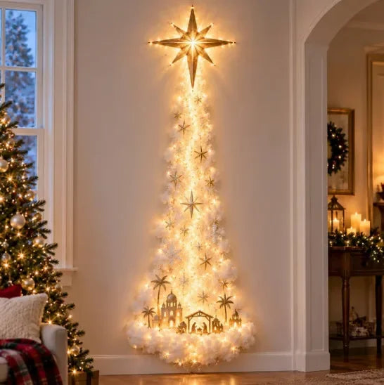 Christmas Magic Trail Wall Light-LED Glowing Christmas Scene Wall Decoration