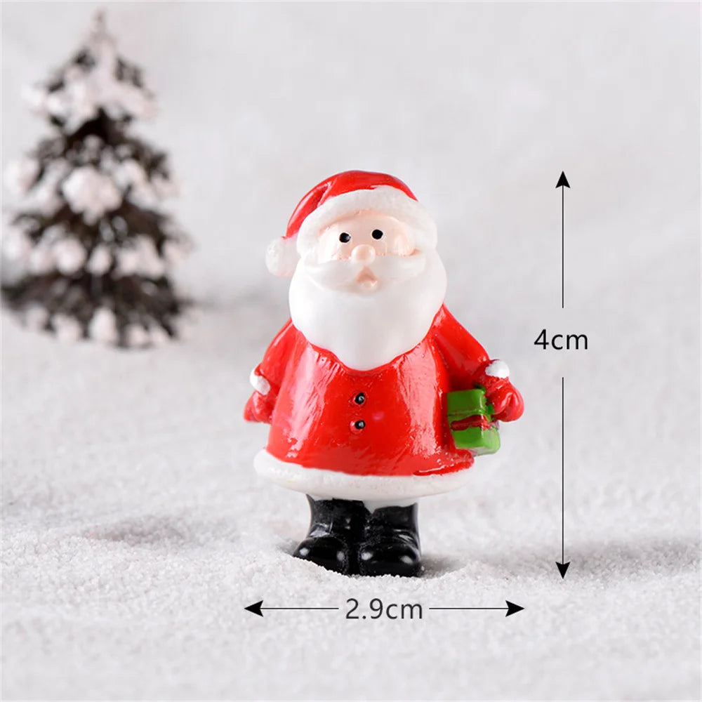 Christmas Resin Elk Santa Claus Ornaments Merry Christmas Decoration