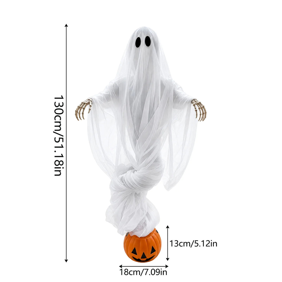 Halloween Ghost Garden Ornaments Haunted House Decoration Props