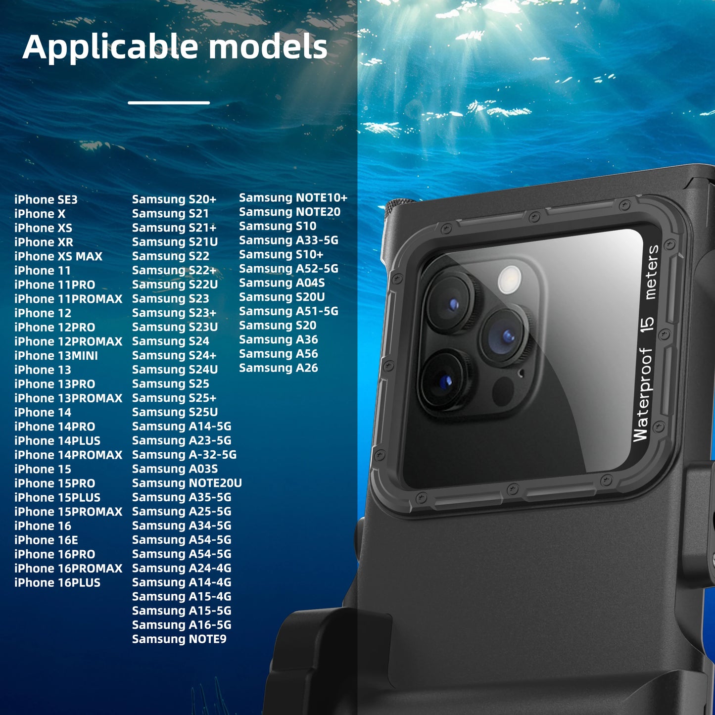 Professional Diving Waterproof Phone Case