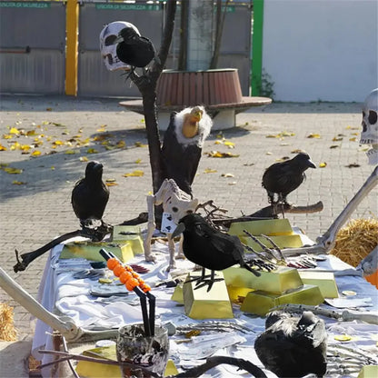 Halloween Decoration Simulation Black Crow Raven Bird Repellent Pest Control Pigeon