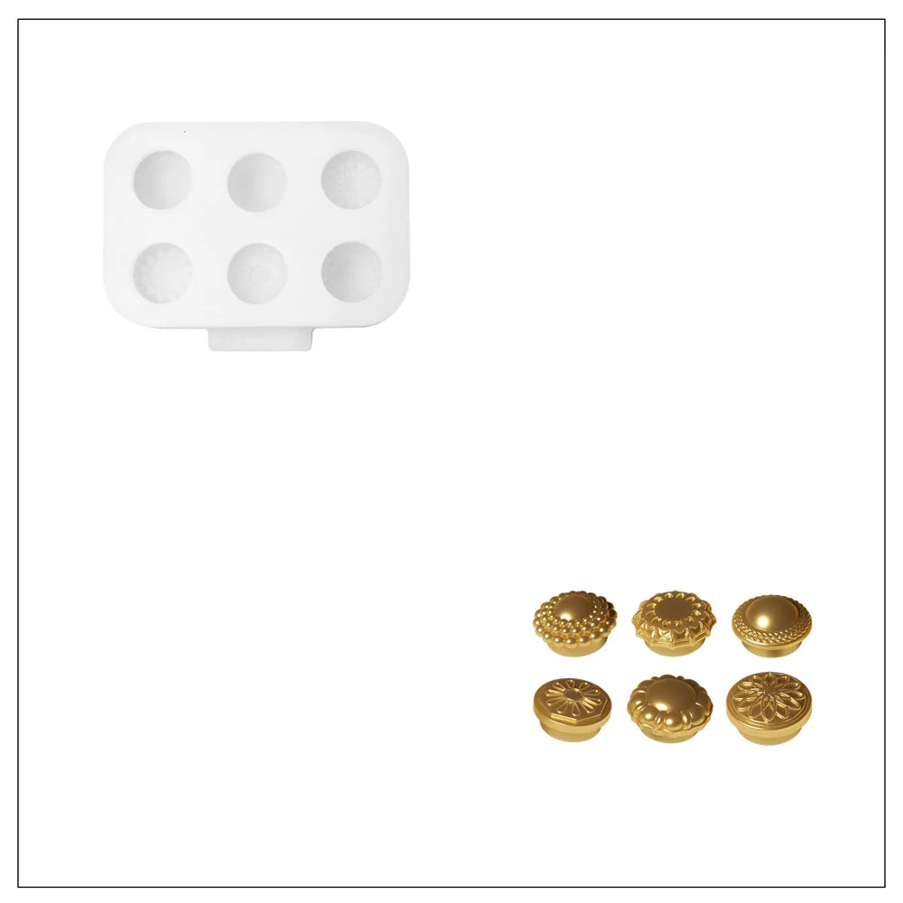 Nicole Christmas Bauble Candle Silicone Mold DIY Scented Candle Making Mould Xmas Gifts Tools