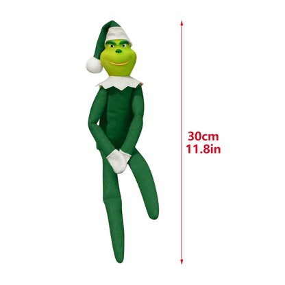 Christmas Elf Doll Anime Plush Toy Figures Stocking Stuffer Shelf Accessories