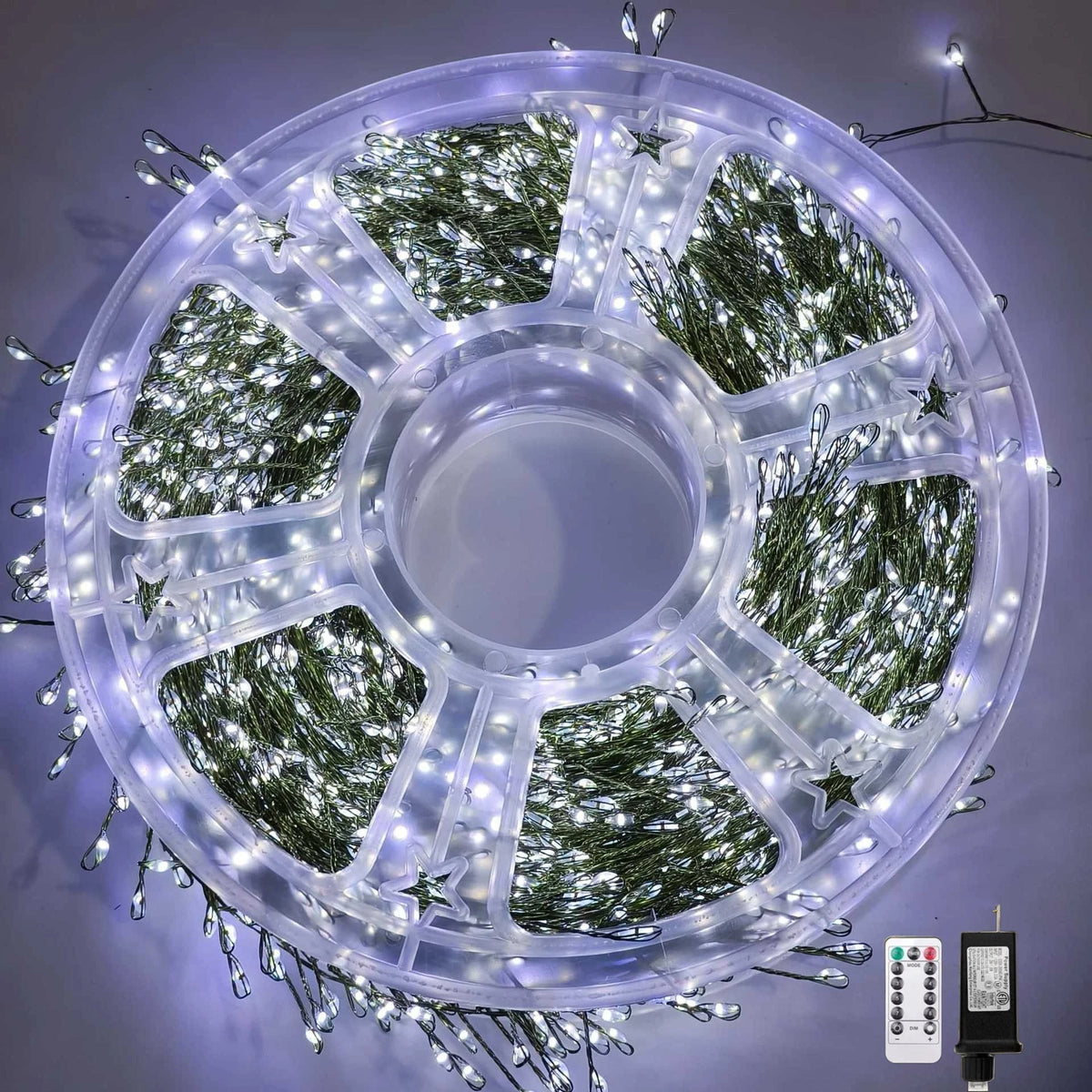 LED Firecracker String Lights EU/US DC Power Remote Control Halloween Garland Fairy Light for Christmas Decoration