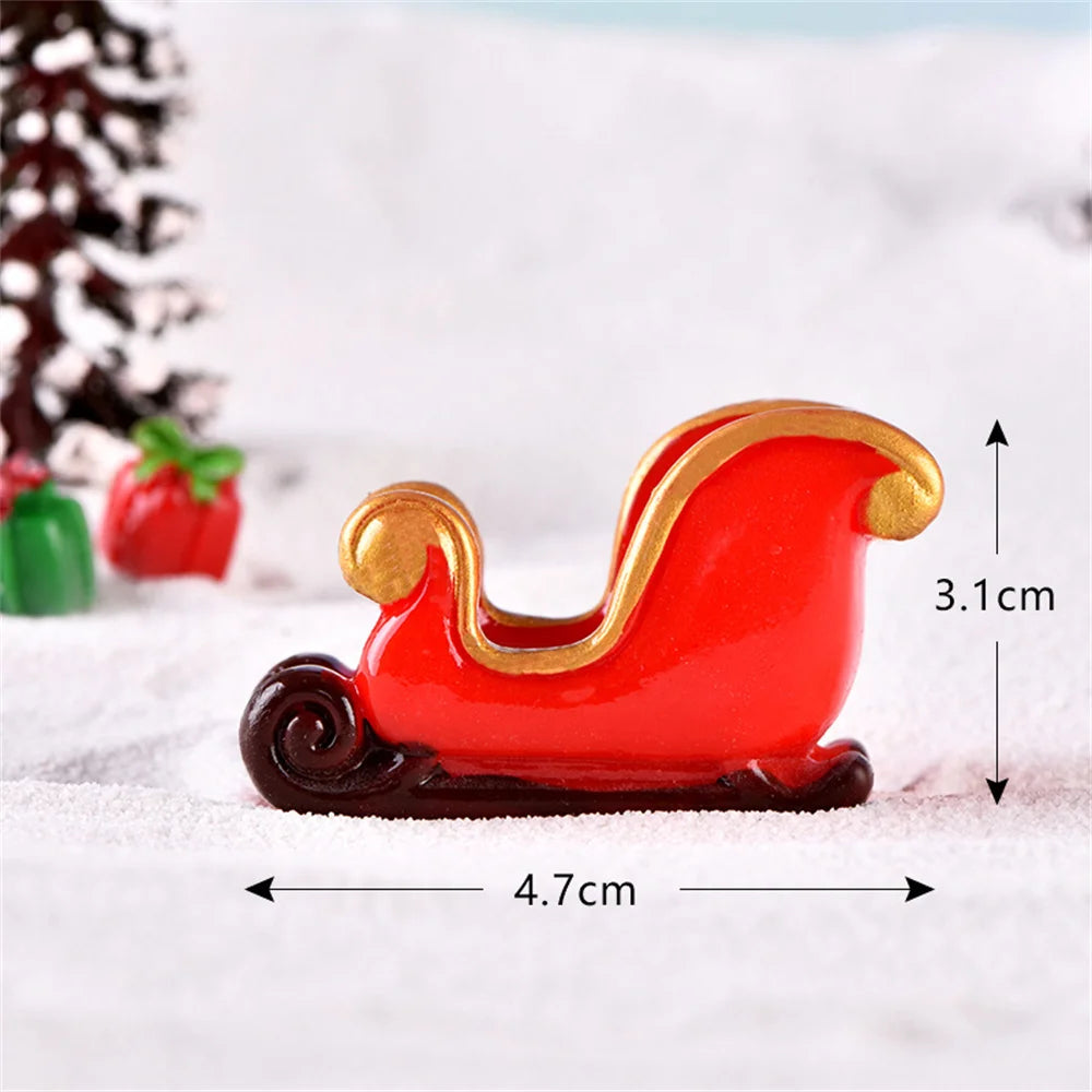 Christmas Resin Elk Santa Claus Ornaments Merry Christmas Decoration