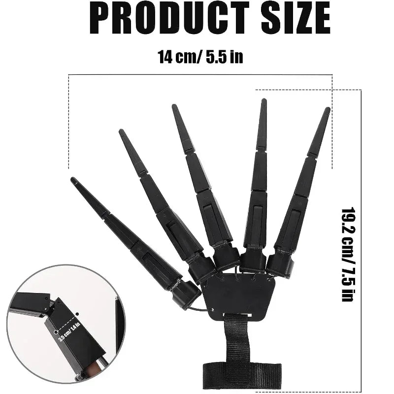 Halloween Articulated Fingers Fake Fingers Scary Skeleton Hand Cosplay Finger